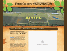 Tablet Screenshot of farmcountrycampground.com